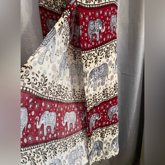 Women's Kamana Boho Hippie Festival
Purple Wrap Pants Elephants - Picture 4 of 8